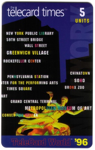 Telecard times world - times:, world'96